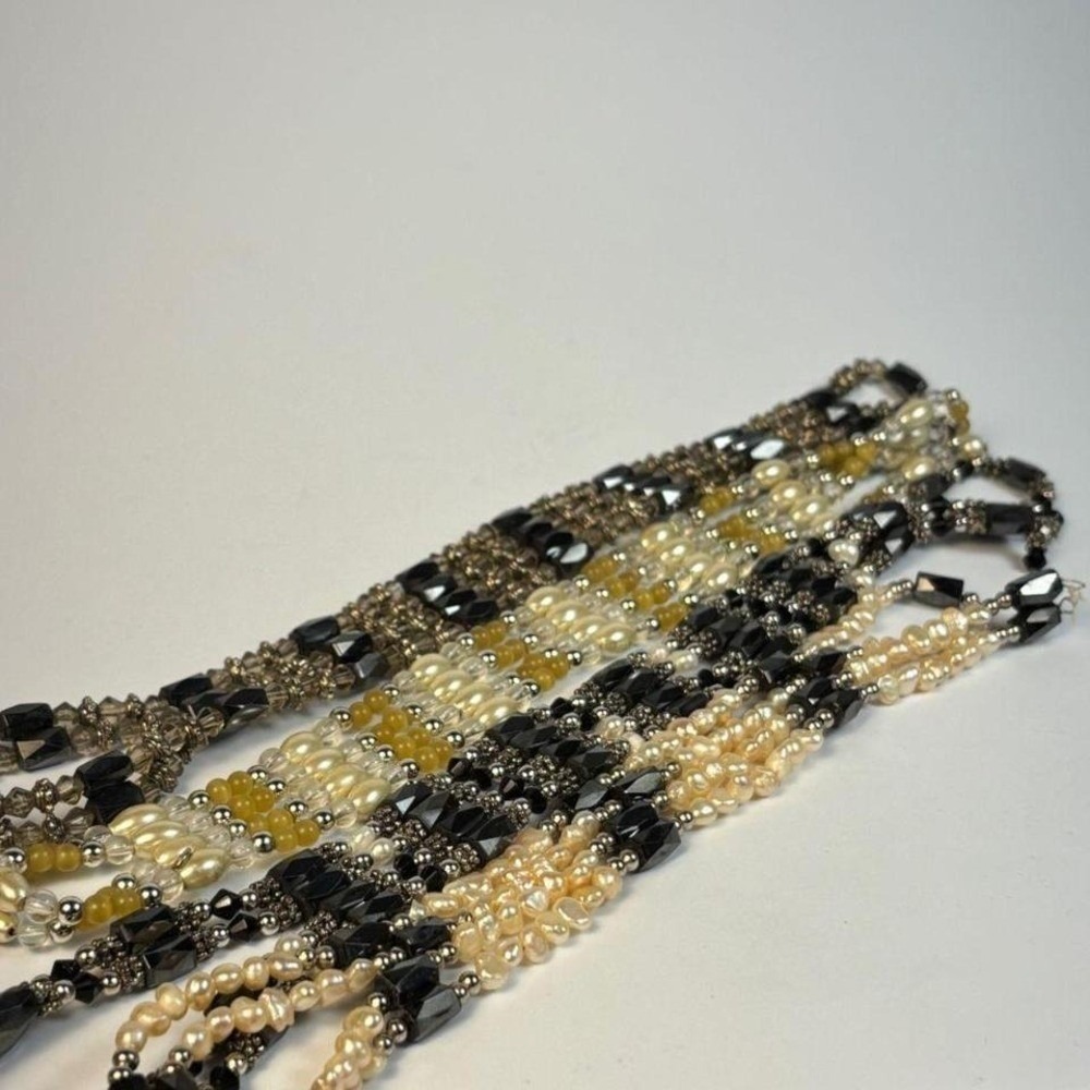 Hematite and ferromagnetic beads on extra long strands - Picture 5 of 7